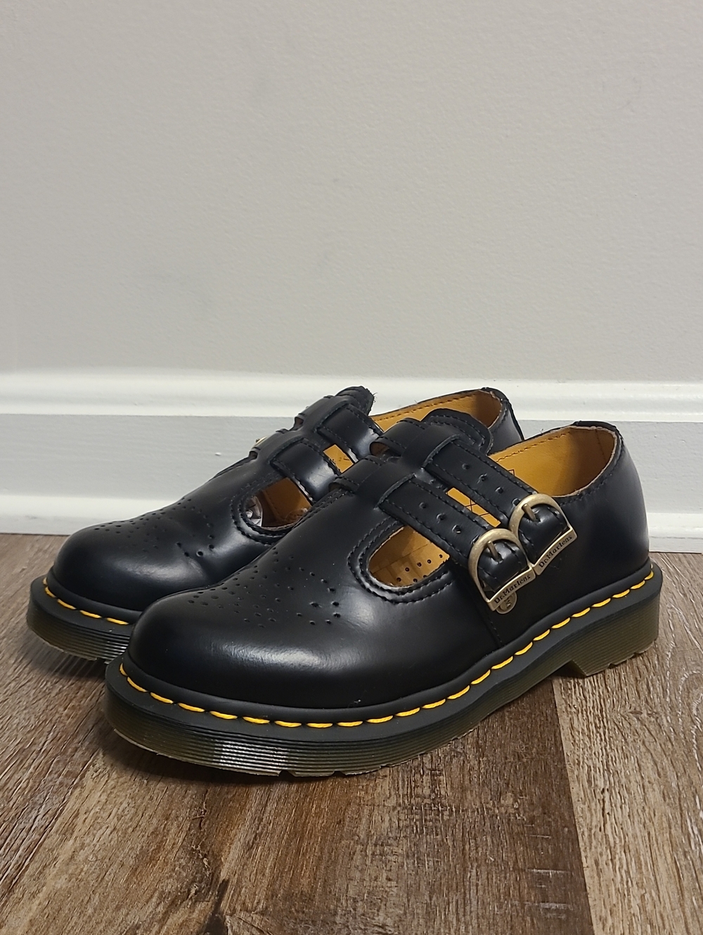 Dr Martens 8065 Mary Jane Buckle Strap Shoes
